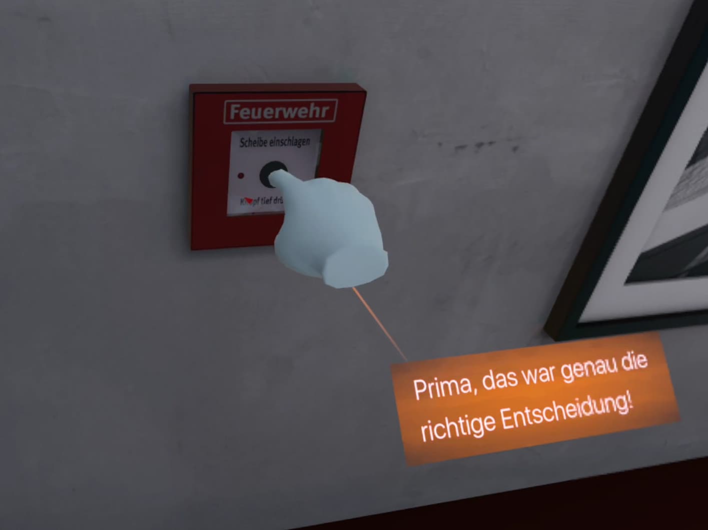 Evacuation procedure training