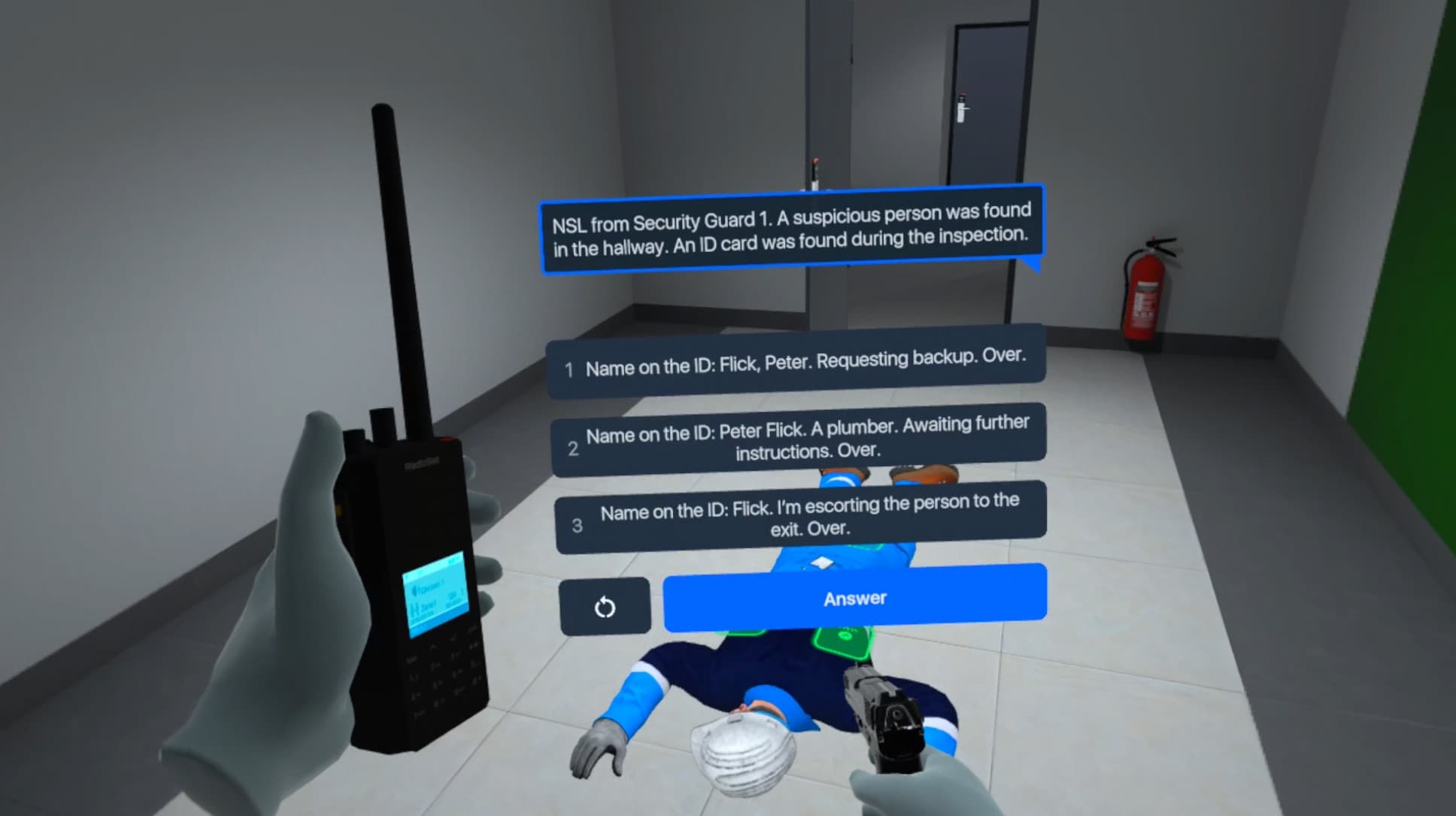 Incident response training