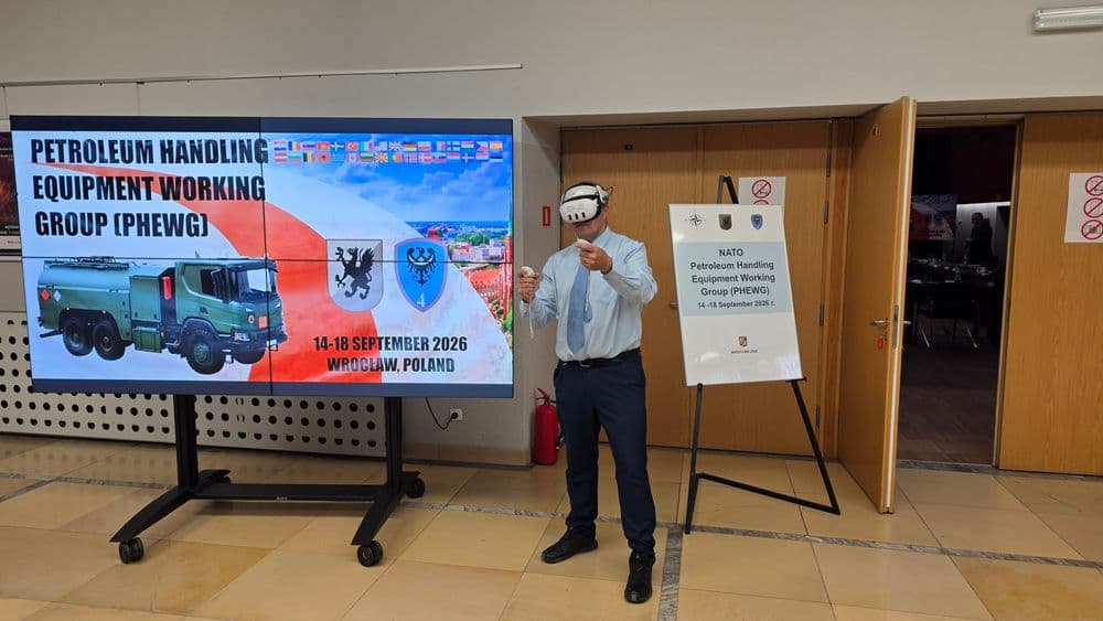 SkillCampVR at the NATO Petroleum Handling Equipment Working Group industry session in Wrocław 