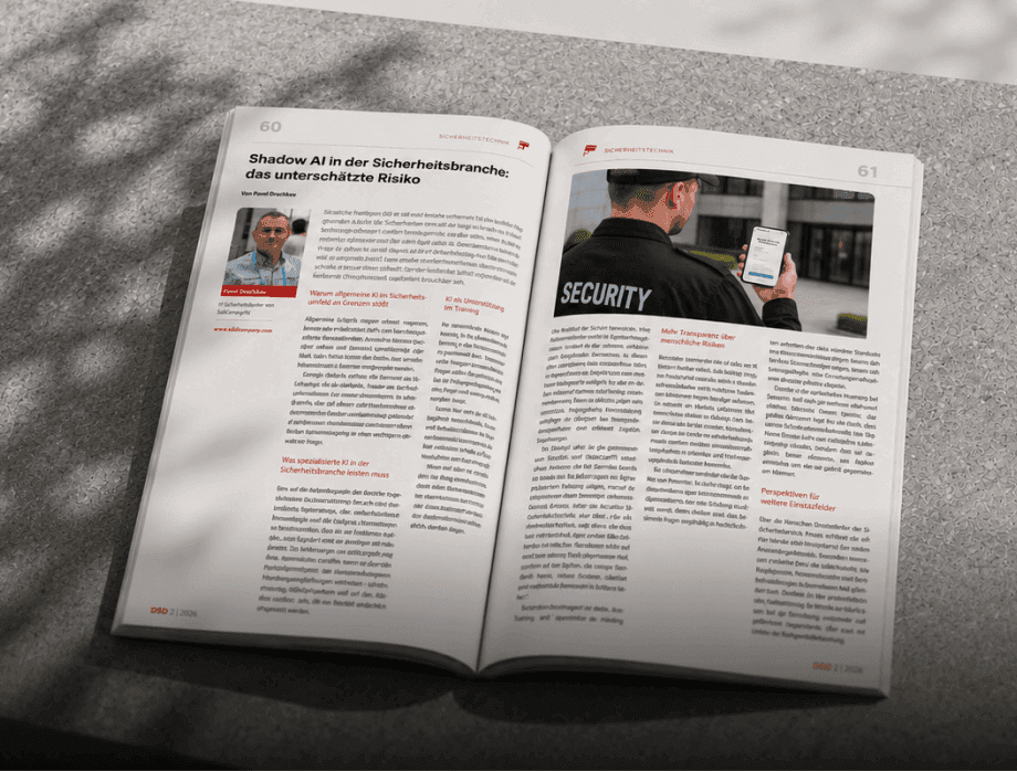 SkillCampVR Featured in DER SICHERHEITSDIENST: Why Shadow AI Is Becoming the Security Industry's Underestimated Risk