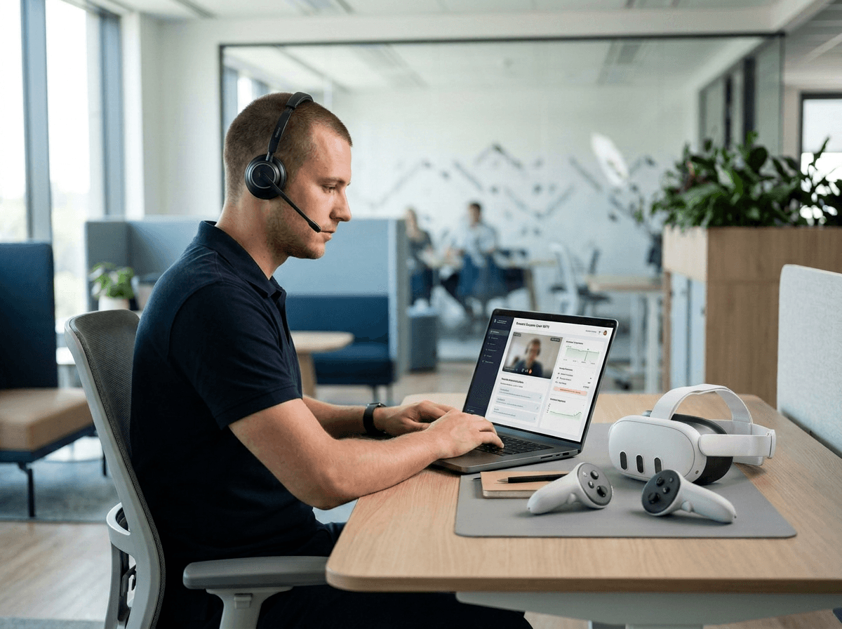 VR headset support