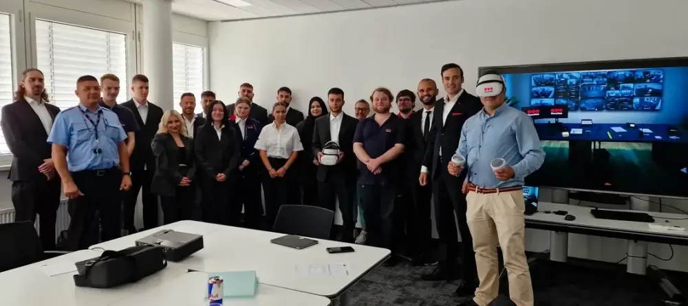 Training session with Securitas