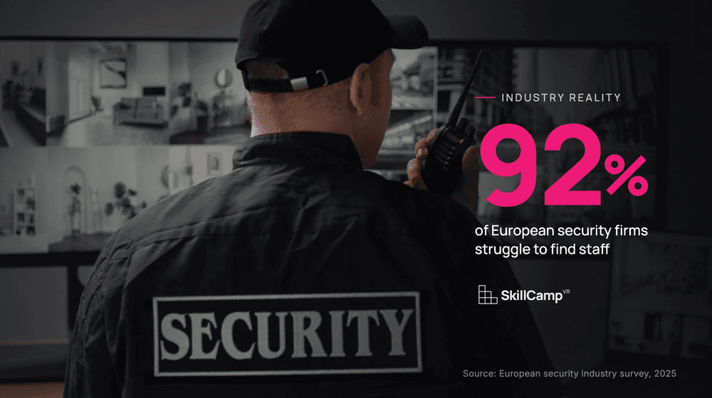 Europe's Private Security Skills Shortage: What the Data Says — and How Training Technology Is Responding
