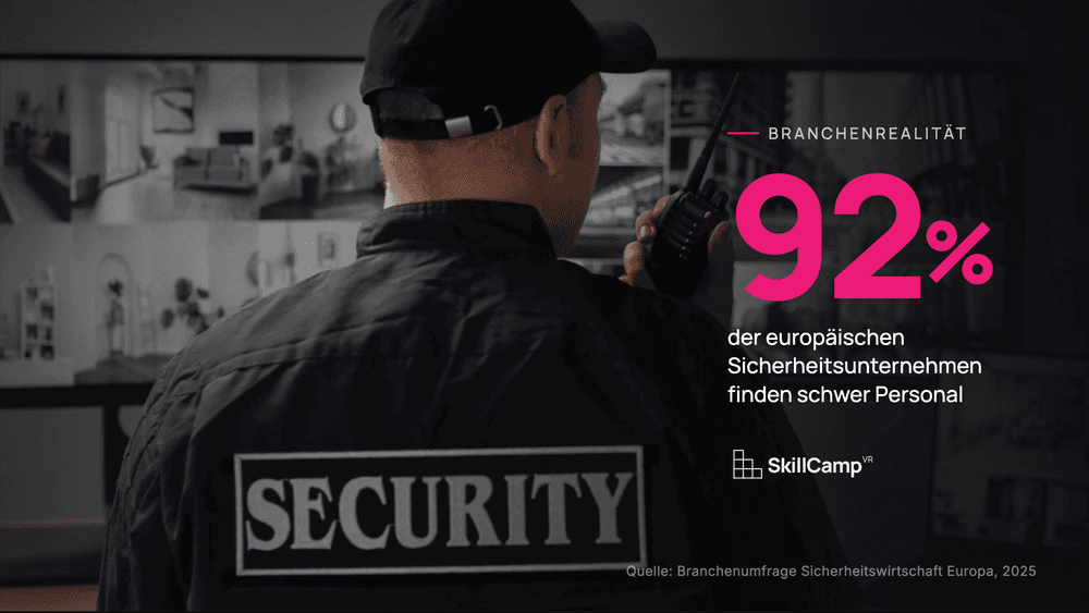 Der Fachkräftemangel in der europäischen Sicherheitsbranche: Was die Daten zeigen – und wie Trainingstechnologie darauf antwortet